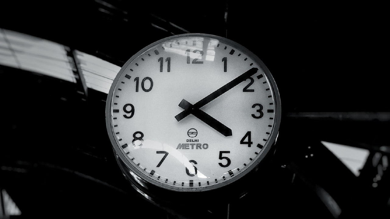 白黒の時計