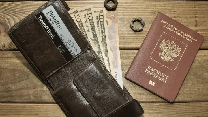 財布とパスポート