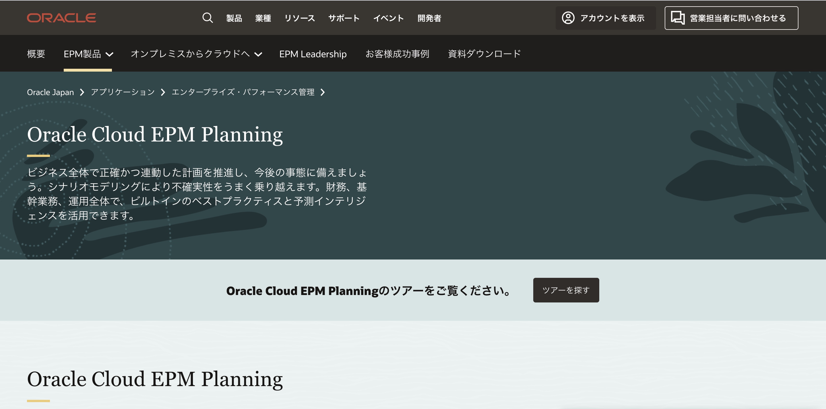 Oracle EPM Cloud-Planning